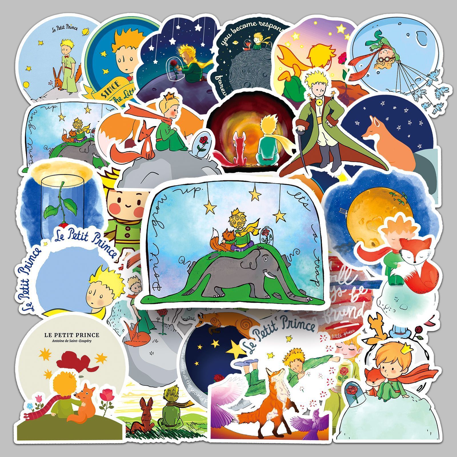 50PCS Classic Little Prince decals beautiful fairy tale Le Petit Prince sticker