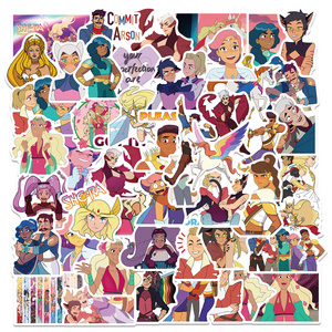 50Pcs She-Ra and the Princesses of Power Cute Kid Cartoon Stickers For Child Girl Notebook Home Wall Waterproof Decoration