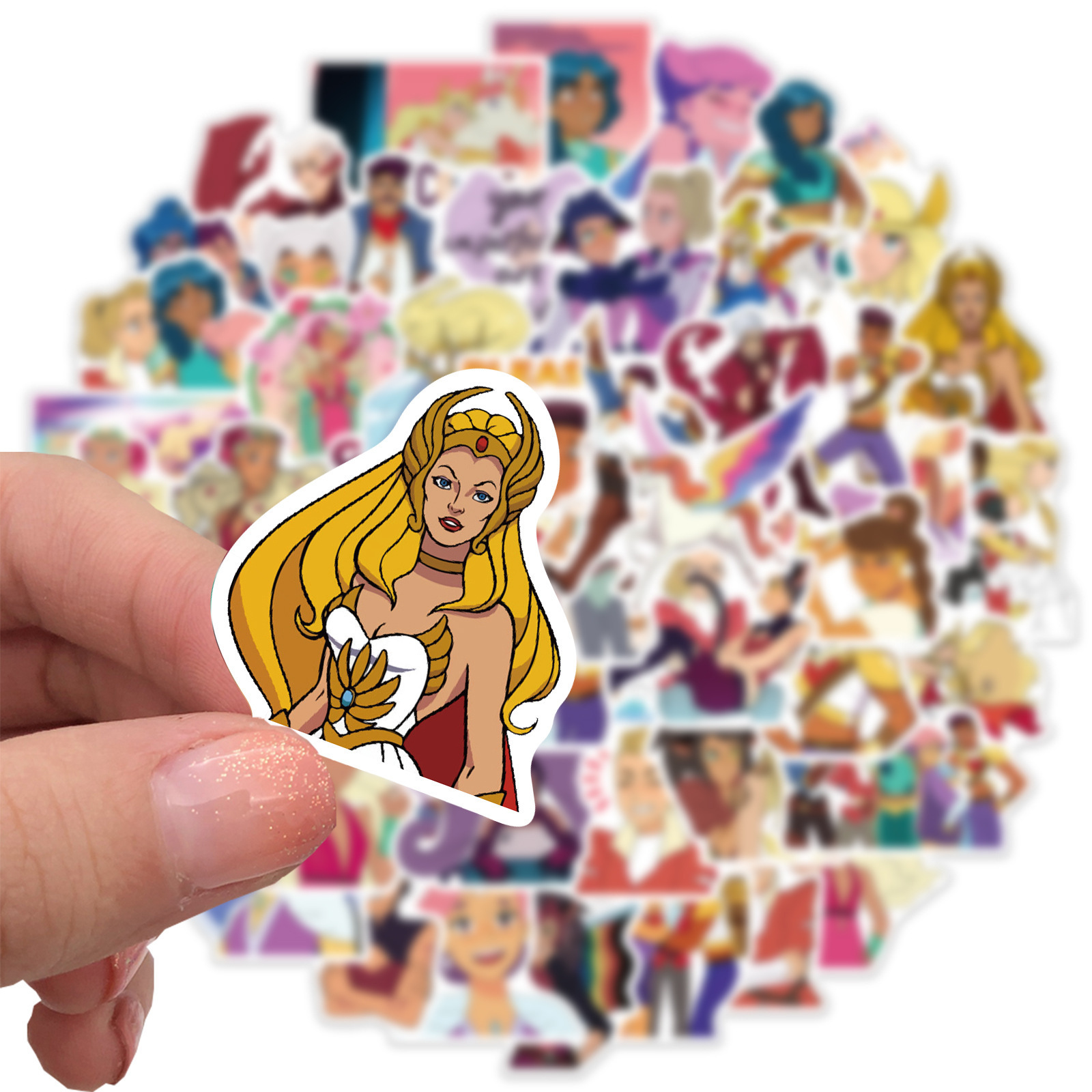 50Pcs She-Ra and the Princesses of Power Cute Kid Cartoon Stickers For Child Girl Notebook Home Wall Waterproof Decoration