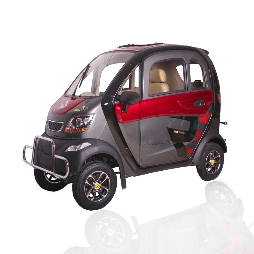 New Cheap Hot Sale 2 Doors 4 Wheel 3 Seater Disabled Elderly Electric Adult Car