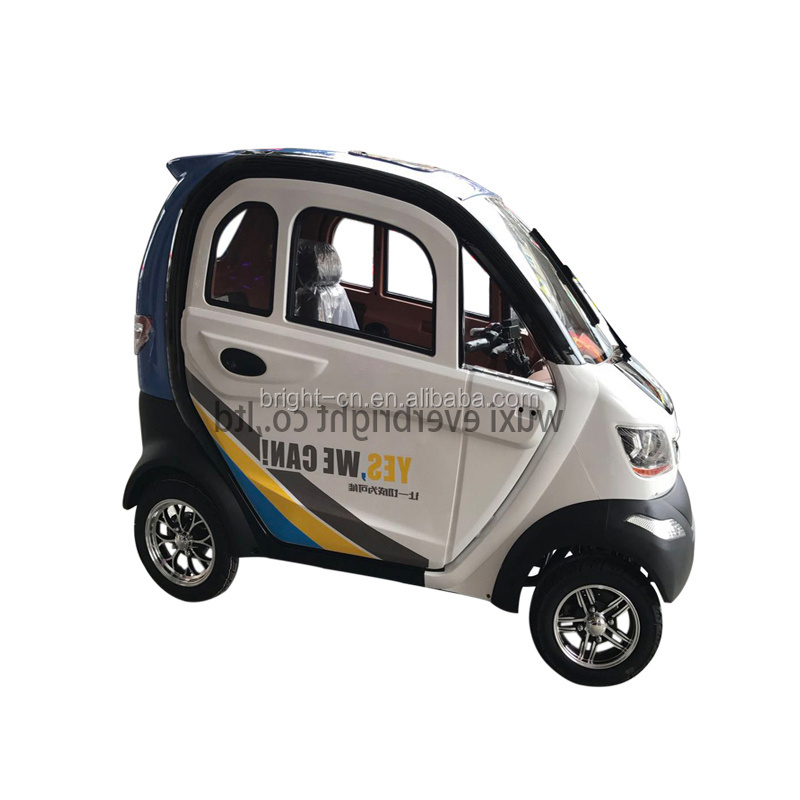 3 seats no license requirements adults low speed high quantity enclosed mini electric car on sale