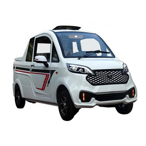 Chinese 4 person electric Pickup Truck 4*2  for sales with enclosed cabin