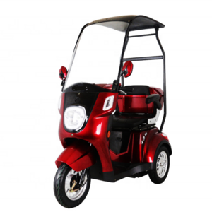 Hot sell 3 three wheel disability for adults/elderly electric tricycle motorcycle electric scooters with roof