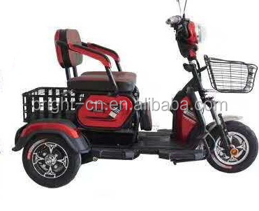 High Quality 3 Wheel Lead Acid Battery Handicapped Senior Electric Tricycles