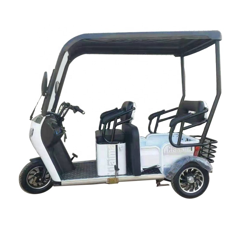 3 passenger moto taxi adults motor electric passenger tricycle with back seat