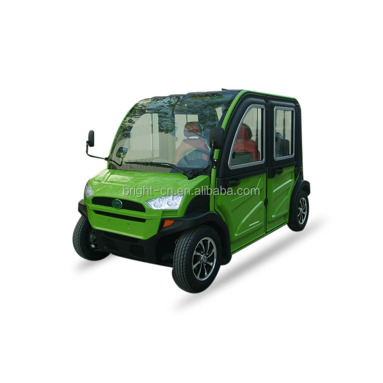 4 wheel wheeler battery powered electric car 72V automobiles cars 80km for adult