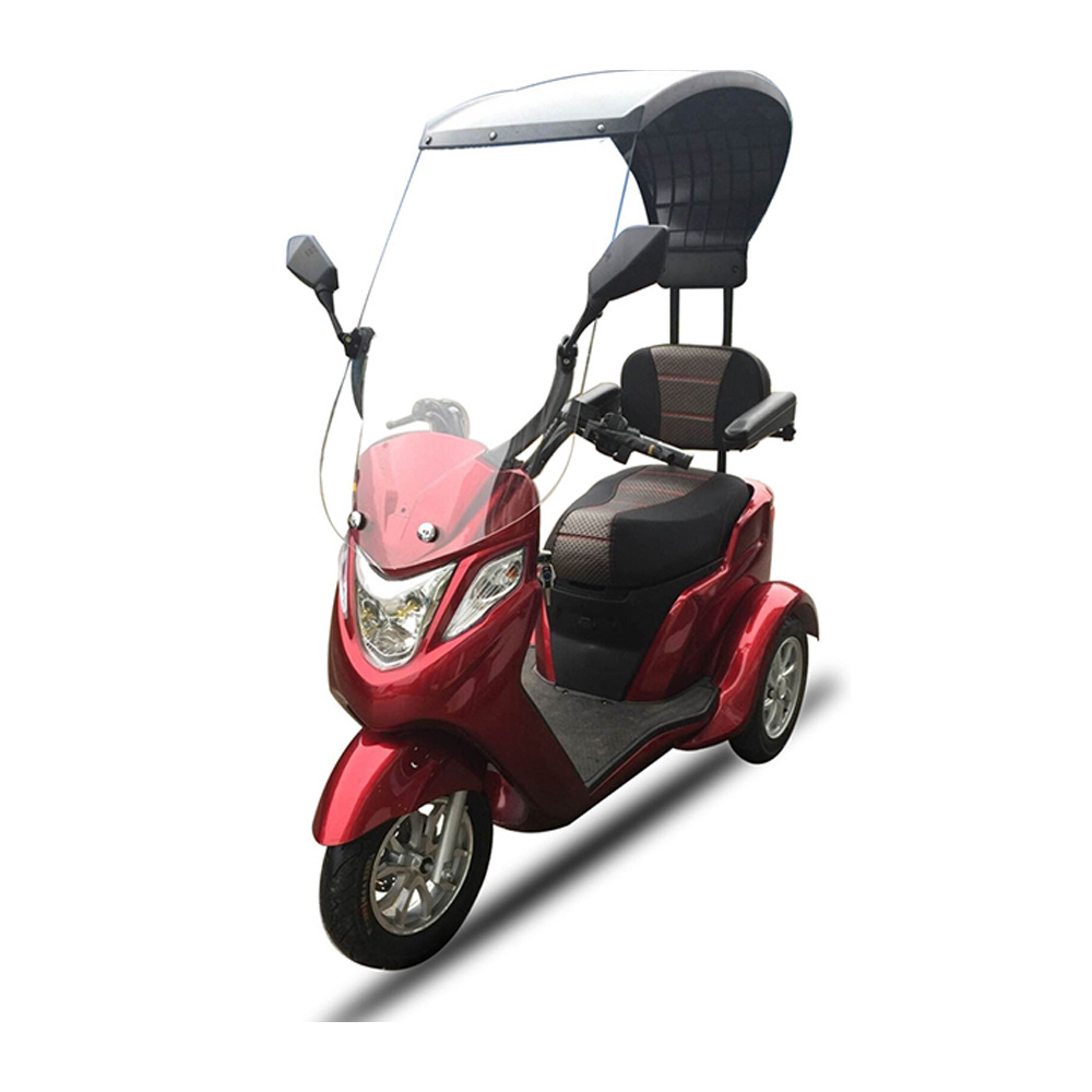 25km/h Max Speed Canopy CE Approved Adult  E Scooter Moped Three Wheel Electric Tricycle