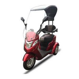 25km/h Max Speed Canopy CE Approved Adult  E Scooter Moped Three Wheel Electric Tricycle