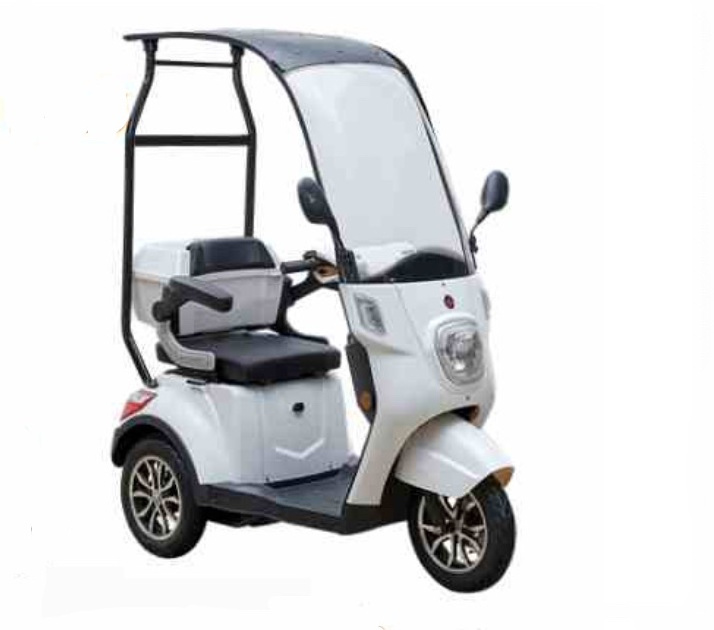 Hot sell 3 three wheel disability for adults/elderly electric tricycle motorcycle electric scooters with roof