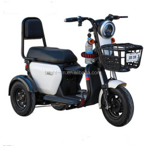 Cheapest Price China Factory Wholesale Adult Chinese mini 3 seater electric tricycle car bike with roof