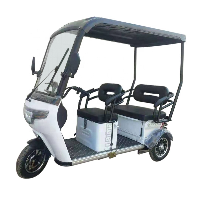 3 passenger moto taxi adults motor electric passenger tricycle with back seat