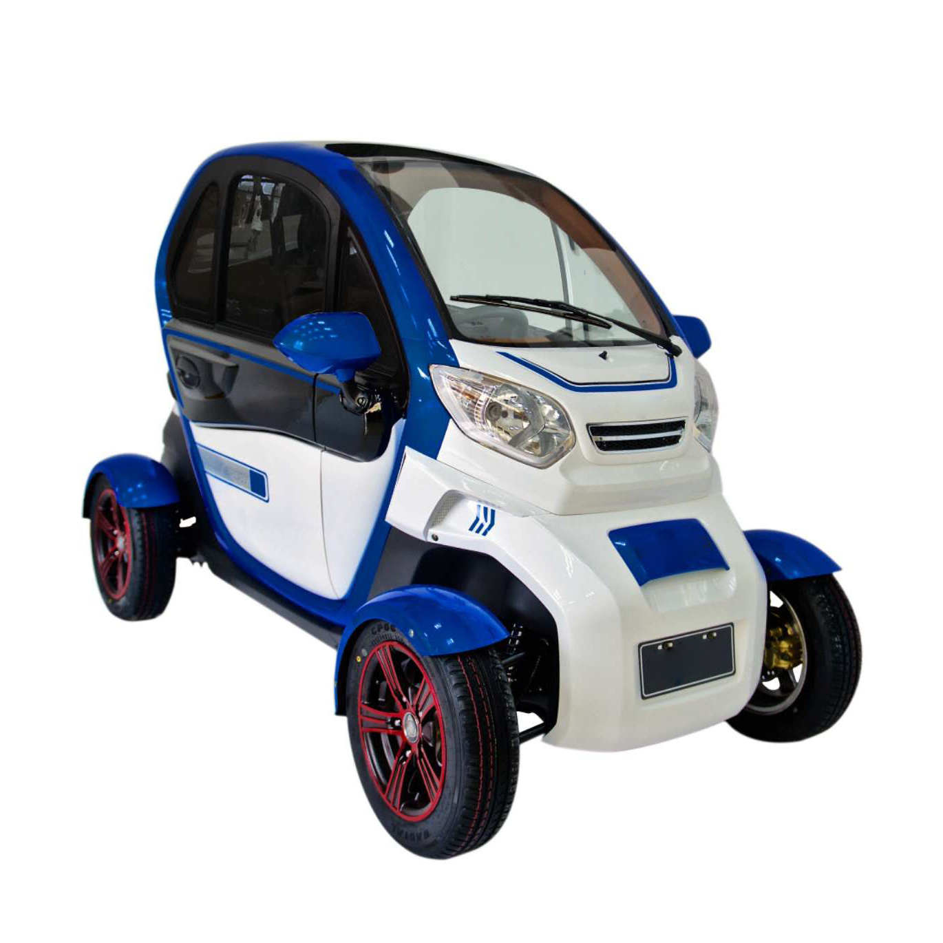 2022 City COCO Long Range 4 Wheel Electric Scooter 2 Seater Electric Car.