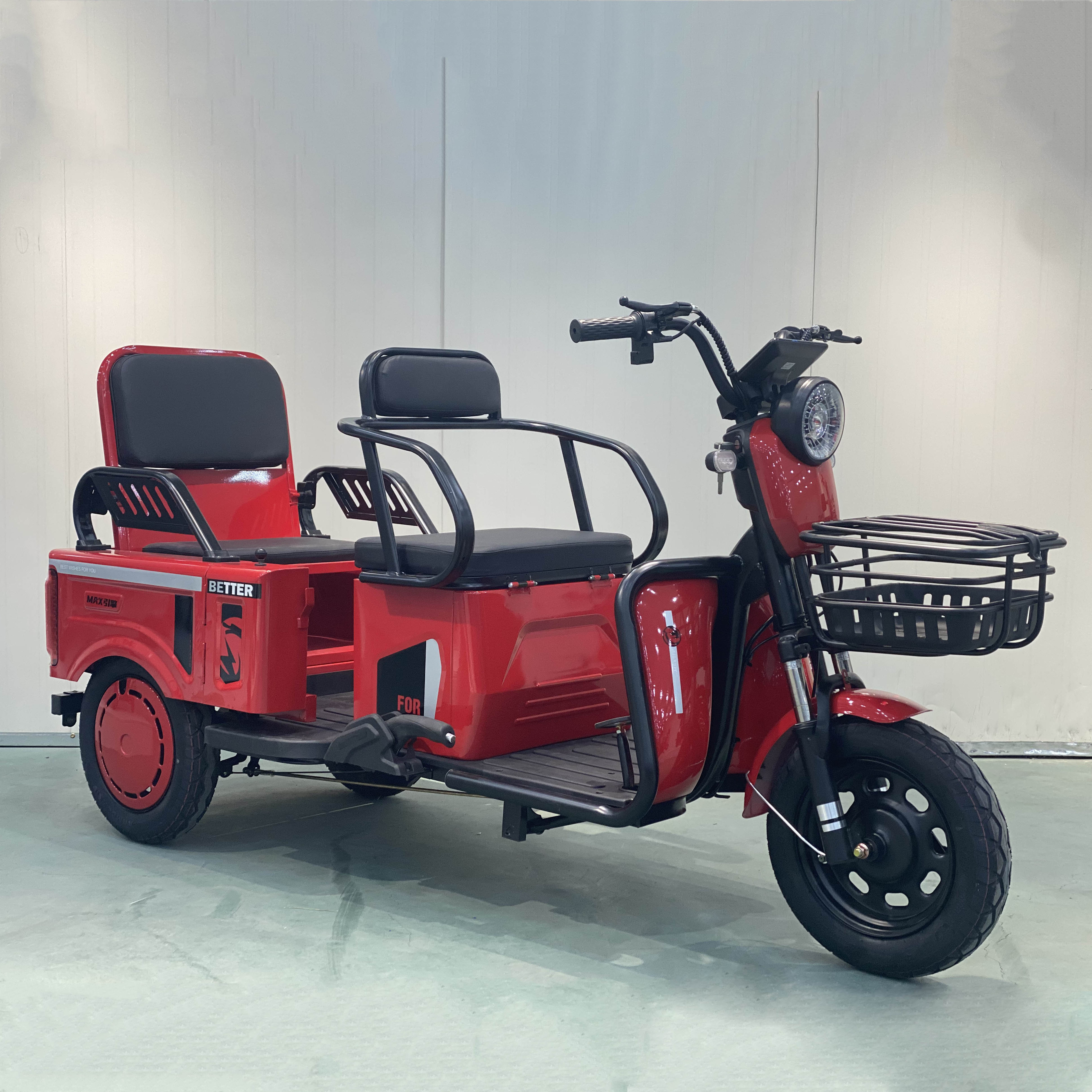 Cheap 48v 60v 500w 800w 1000w adult electric auto rickshaw passenger and cargo