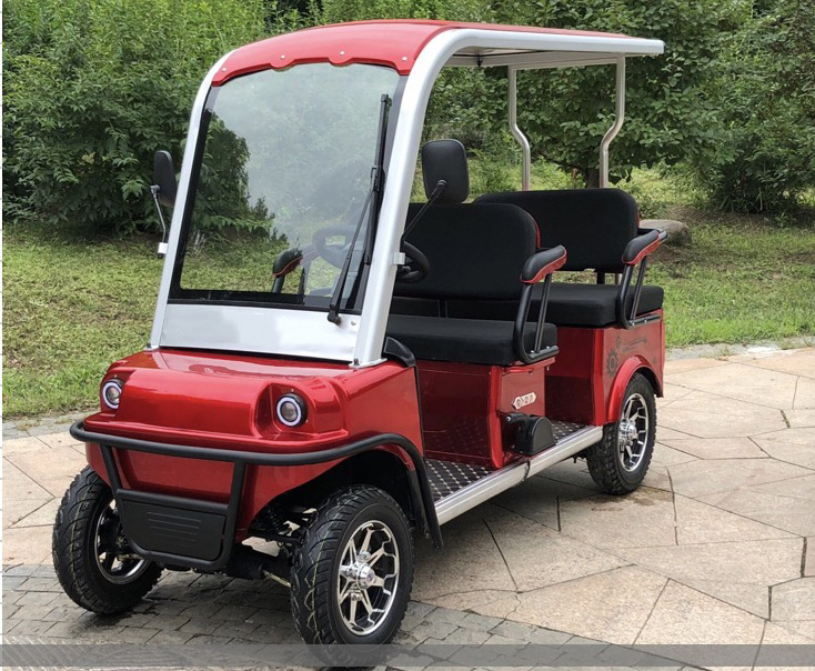 electric sightseeing scooters New cheap model 1200W electric golf cart 4 seater for adult