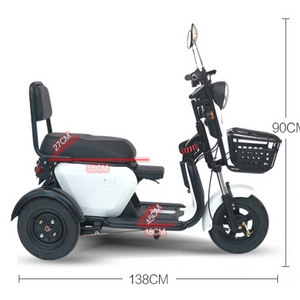 cheap price smart car 48V 500W/650w adult 3 wheels scooter electric trike motorcycle sale