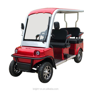 electric sightseeing scooters New cheap model 1200W electric golf cart 4 seater for adult