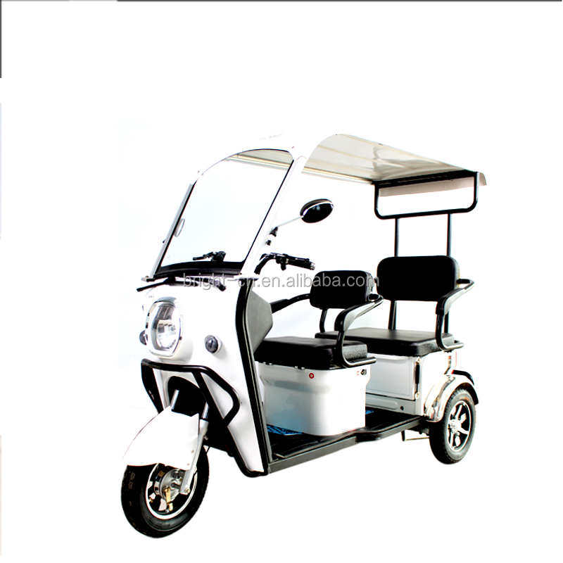 Low price 3 wheeler electric passenger tricycle 1000w moto taxi for sale