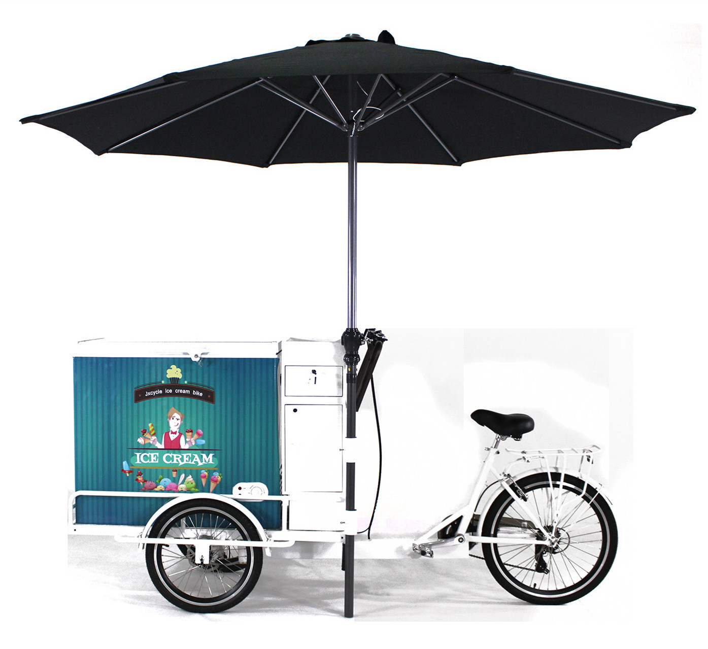 cheap hot sale Hot Sale 3 Wheel Ice Cream Bike Coffee Bike Coffee Cart Bike Coffee Food Cart with Sink Street Food made in china