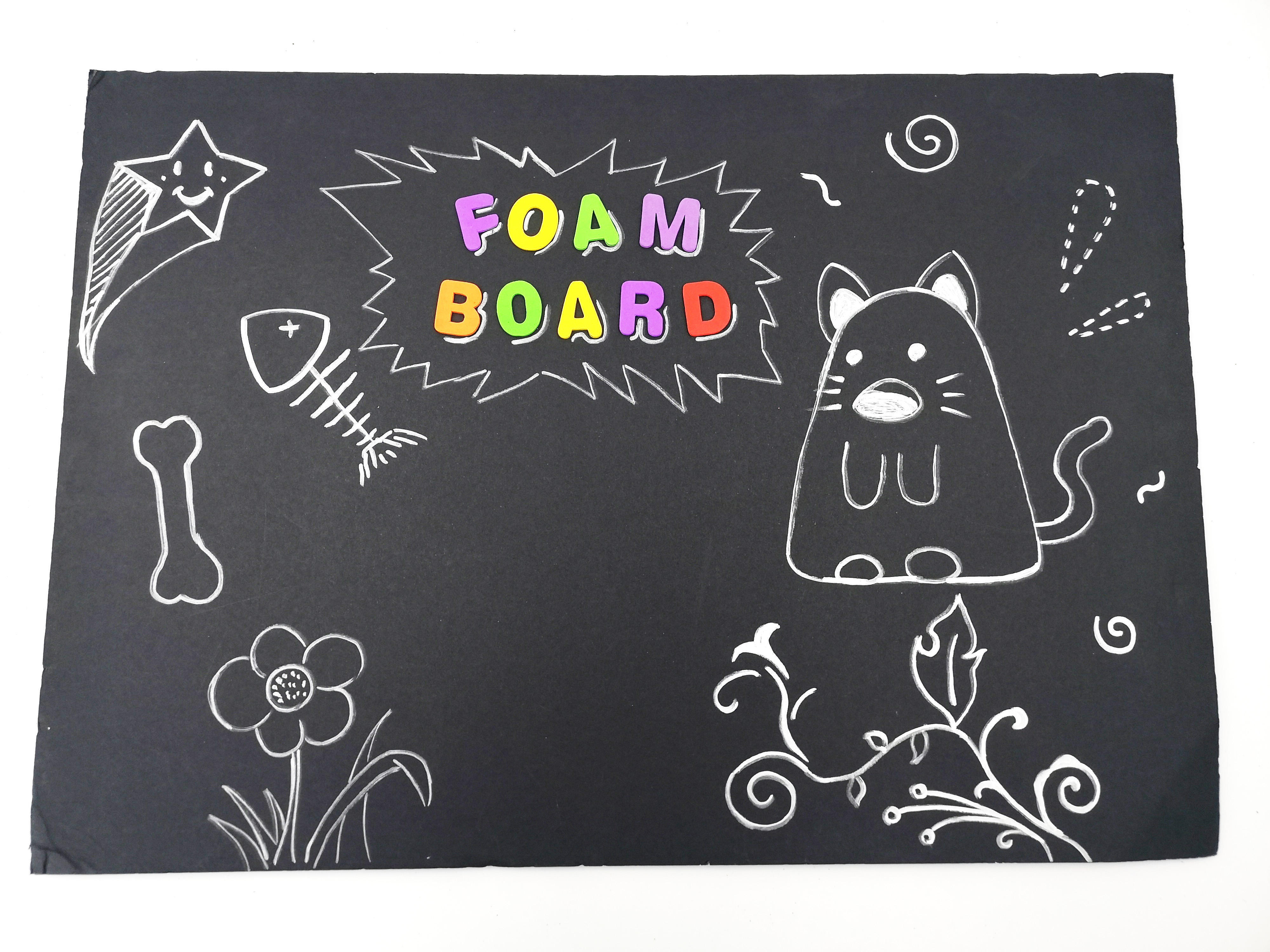 Tri-Fold Display Foam Boards/ Styrofoam Board/presentation trifold foam board For Advertising