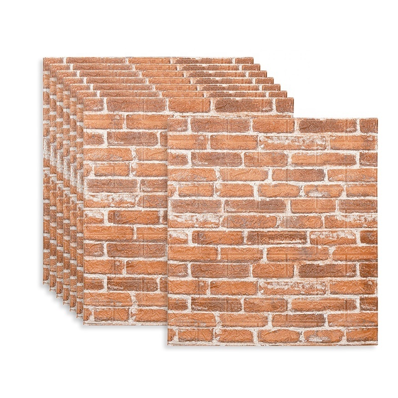 Foam Wall Brick Self Adhesive Waterproof 3D PE Wall Panel