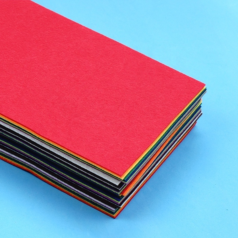 Wholesale color polyester non-woven Felt DIY handicraft Felt paper sheets for kids craft