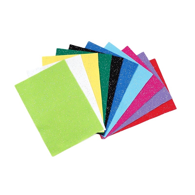 Wholesale color polyester non-woven Felt DIY handicraft Felt paper sheets for kids craft