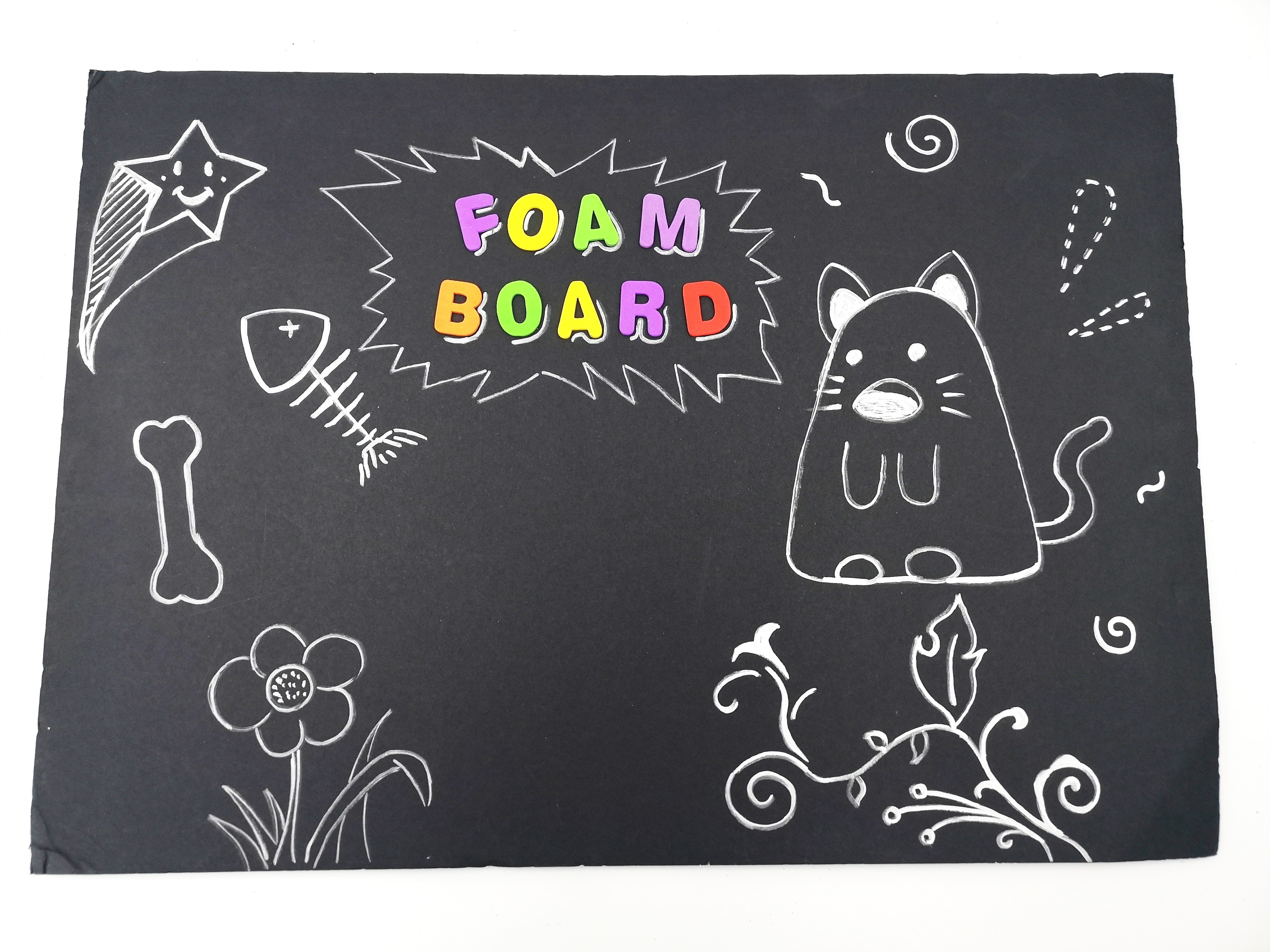 Tri-fold Paper Foam Board polyethylene board foam paper foam board sheet