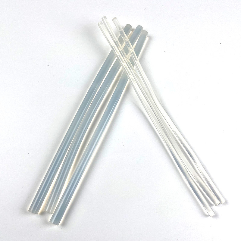 Cheapest price of  Hot Glue Stick Factory Good Quality Transparent 7mm Silicone Hot Melt Glue Sticks