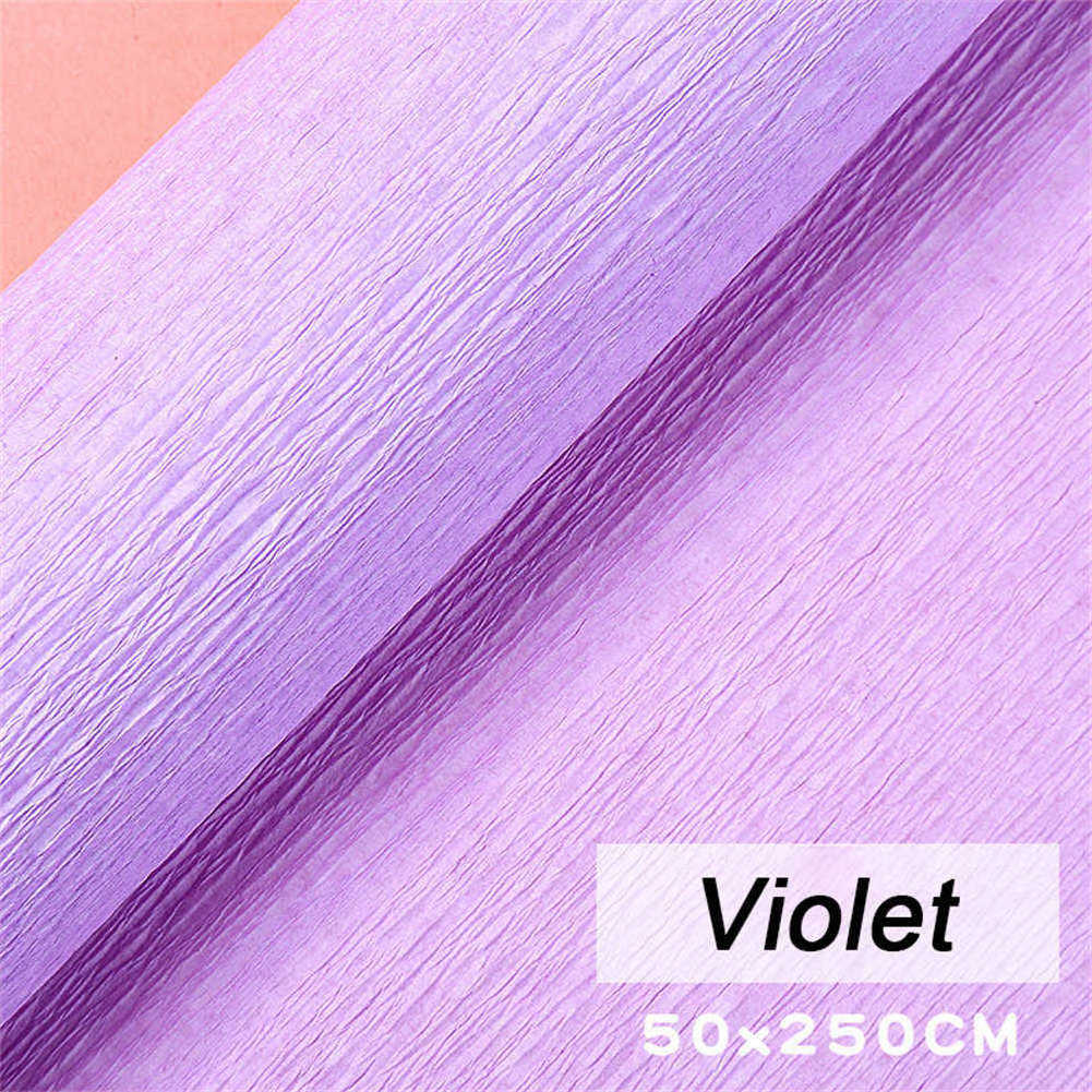 Custom colorful flower wrapping paper creative handmade art craft Crepe paper crinkled crepe paper for flower making