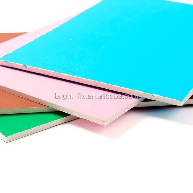 white foam board sheets double side color paper foam board thick black paper board