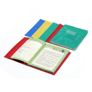 A4 Colorful PVC Plastic Sheet PVC Binding Cover Sheet Transparent PVC Sheet Wholesale Colorful book cover