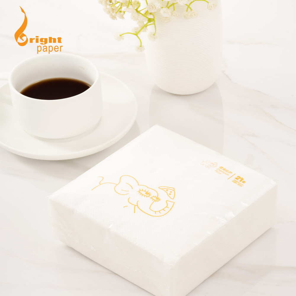 High quality airlaid embossed customized logo paper serviette napkin