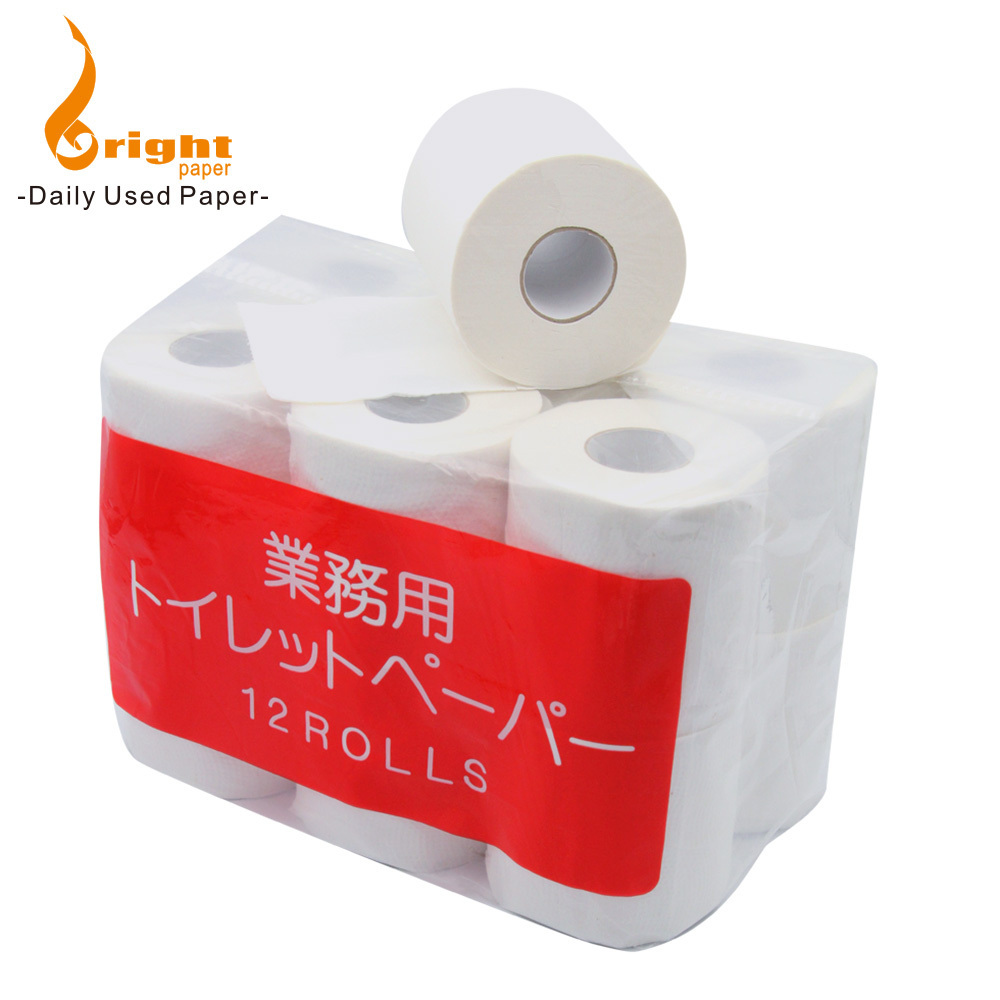 Customise 100% Raw Individual Wrapping Hard Toilet Tissue Paper Stocker Packet For Hotel In Bag