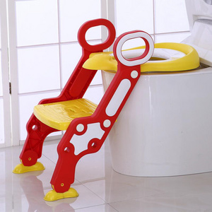 Brightbebe New Baby Potty Seat With Ladder kids Toilet Seat Cover Child Toilet Folding Infant Potty Chair