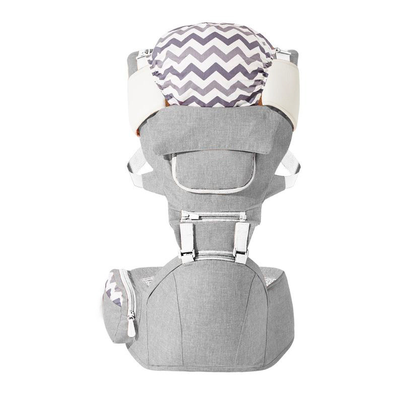 Brightbebe Wholesale Baby Travel Hip Seat Carrier Easy Carry Baby Wrap Front Facing Breathable Baby Carrier Bag