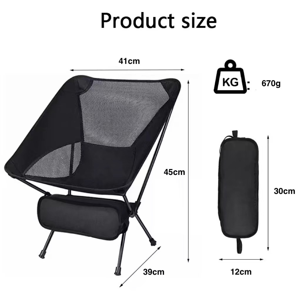 Brightbebe Factory Outdoor Portable Chair Foldable Beach Chair Folding Camping Chair for Children