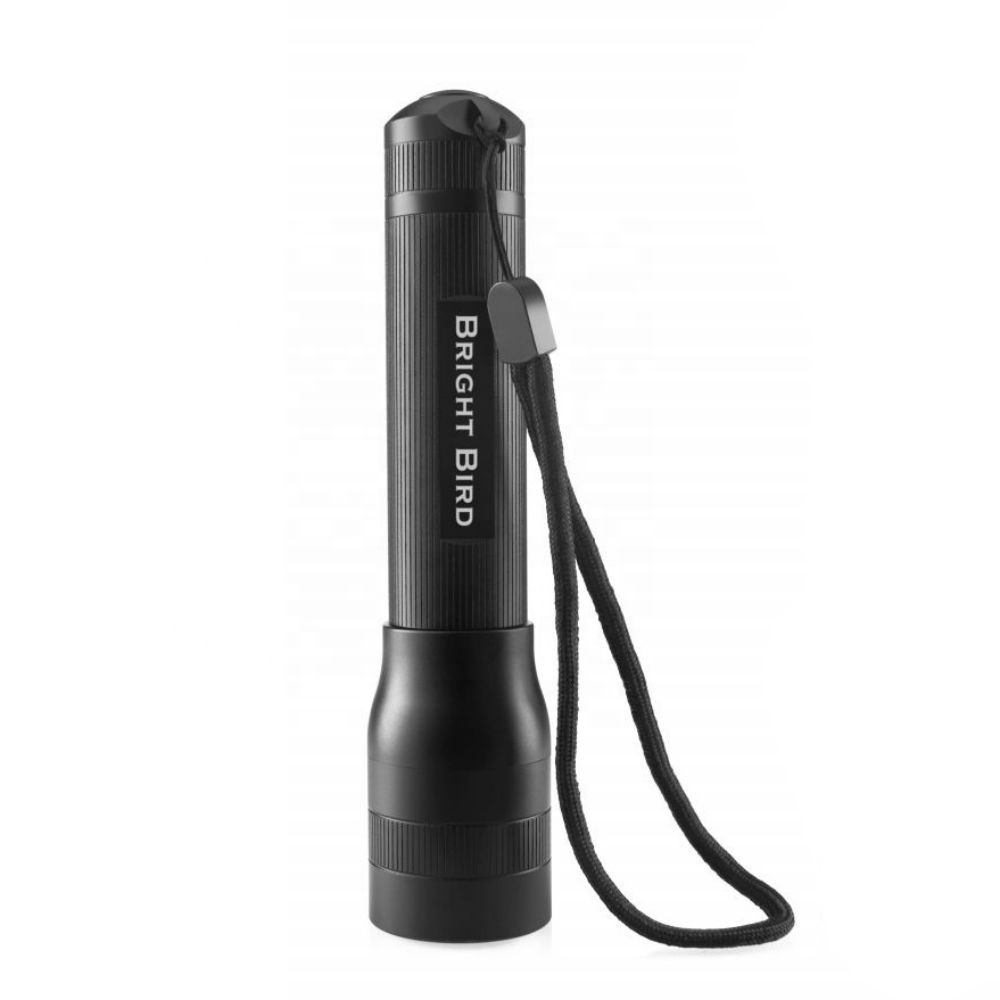 Bright Bird 10W 1000 Lumens 3 Mode Waterproof Zoom Flashlight Torchlight Portable Outdoor Rechargeable Led Flashlight