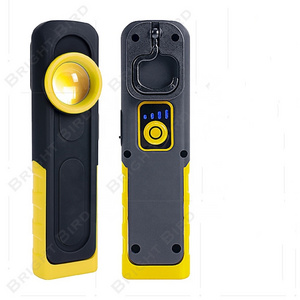 Bright Bird Custom Adjustable Rechargeable Led Work Light Portable Outdoor Emergency Work Light Flashlight With Hook