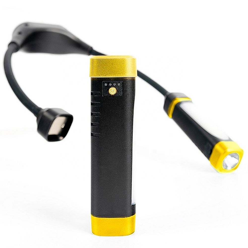 Bright Bird Custom Double-Headed Light Flashlight Outdoor Work Usb Rechargeable Cob Led Headlamp