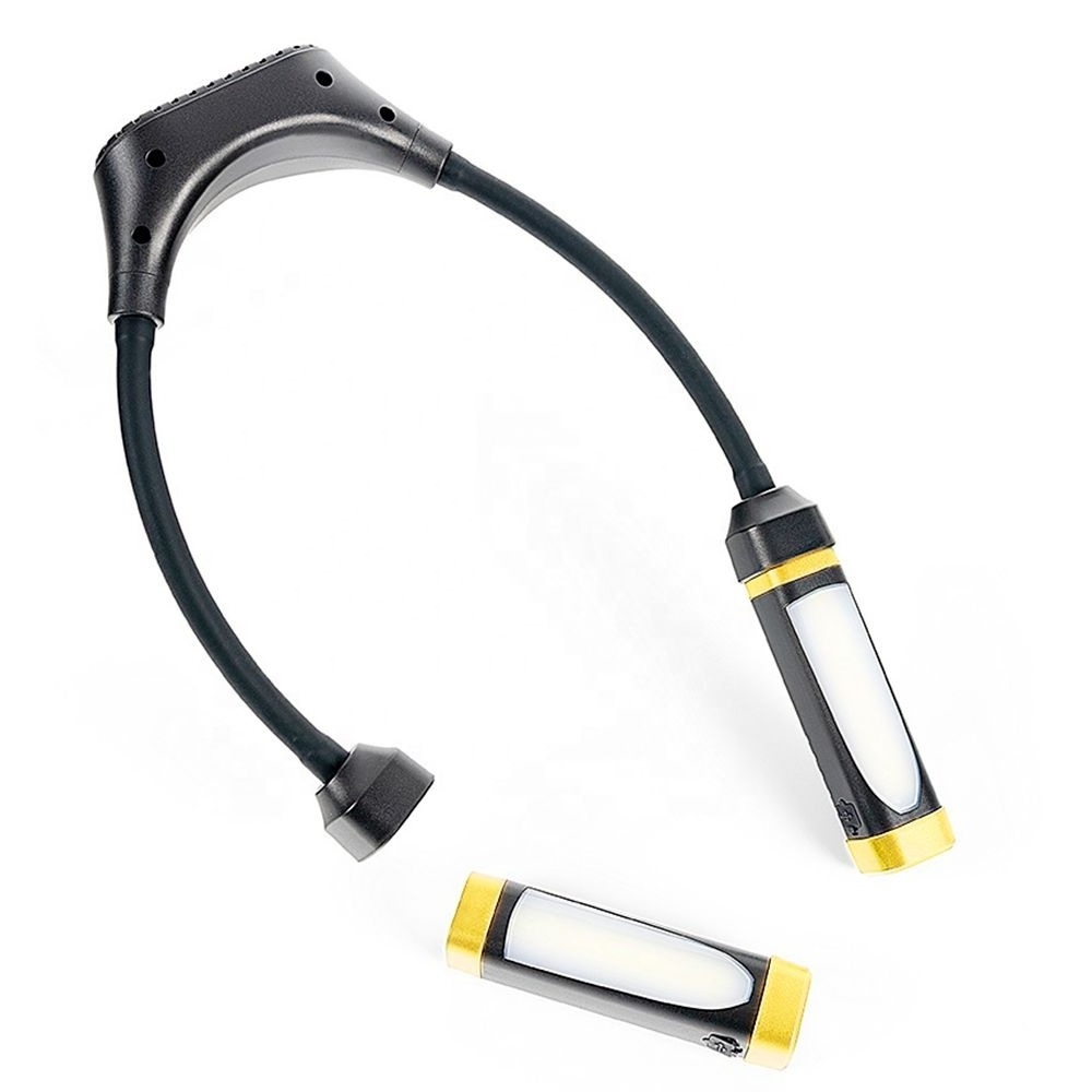 Bright Bird Custom Double-Headed Light Flashlight Outdoor Work Usb Rechargeable Cob Led Headlamp