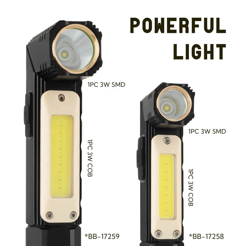 Bright Bird Multifunctional Outdoor Work Light Flashlight  Rechargeable Flashlight Waterproof Portable Torch Magnetic Flashlight