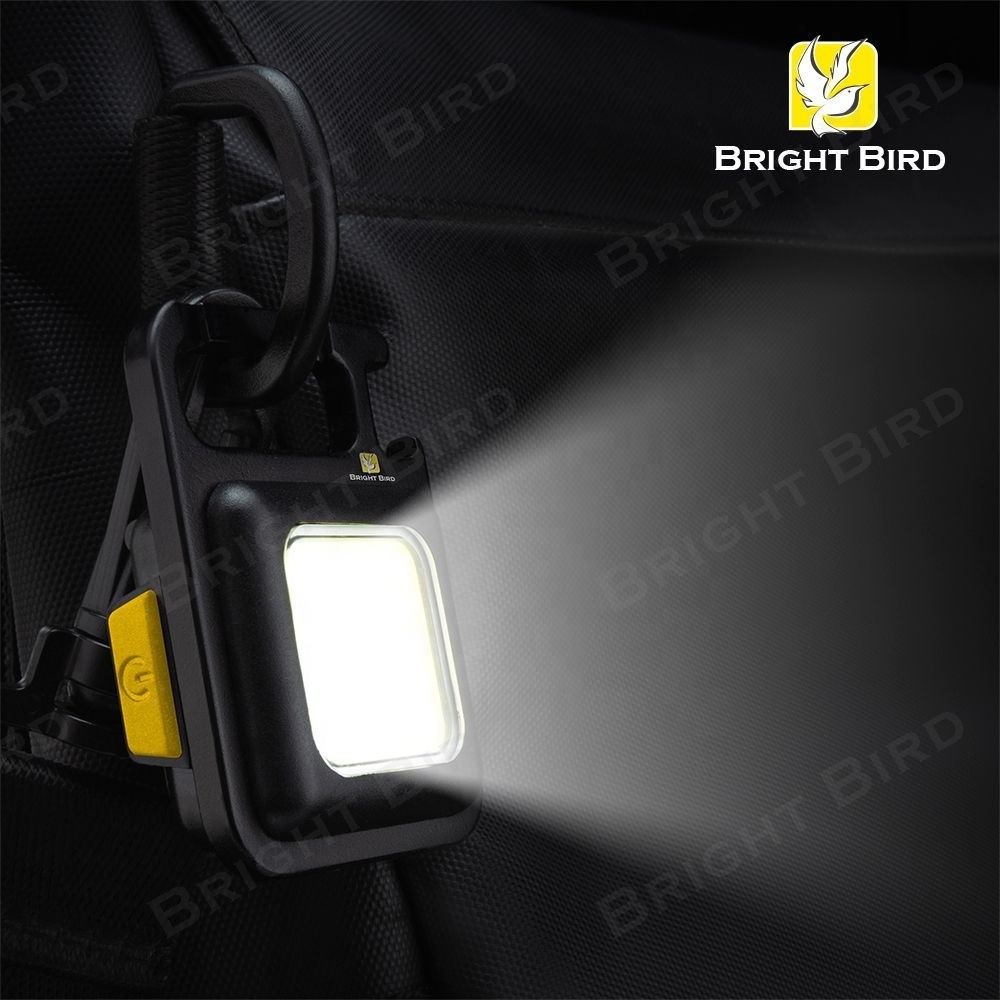 Portable Outdoor Multifunctional USB COB Work Light Inspection Light Camping Mini Led Flashlight Cob Rechargeable Keychain Light