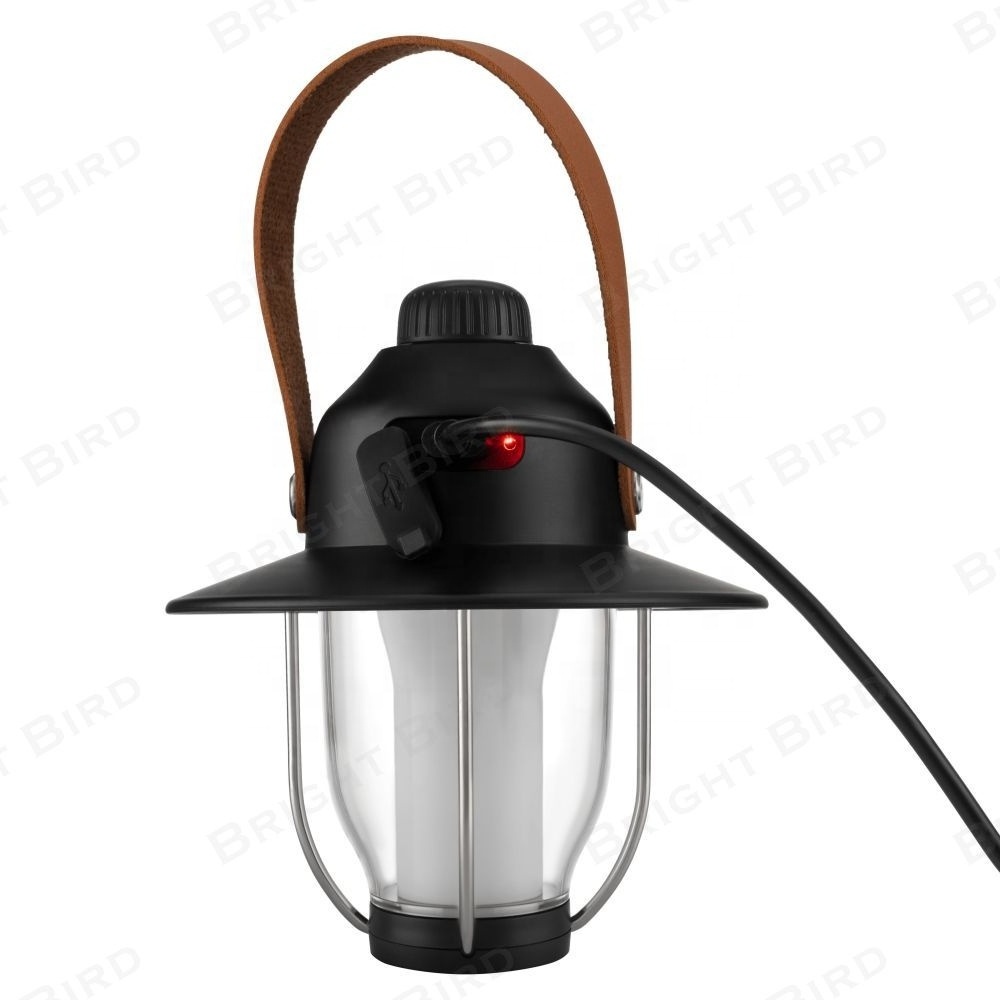 Custom Led Outdoor Portable Hanging Usb Rechargeable Camping Light Waterproof Camping Lantern 2024