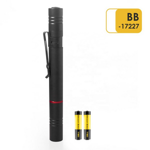 Bright Bird Outdoor Portable Mini Led Flashlight Multifunctional  Small Penholder Pen Light Waterproof Pocket Flashlight