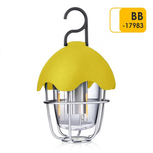 Bright Bird New Design Type C Usb Rechargeable Tent Light Portable Outdoor Camping Lantern Cute Camping Lights With Hooks