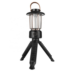 Led Usb Rechargeable Retro Camping Light Metal Hanging Lantern With Switch Button For Indoor Or Outdoor