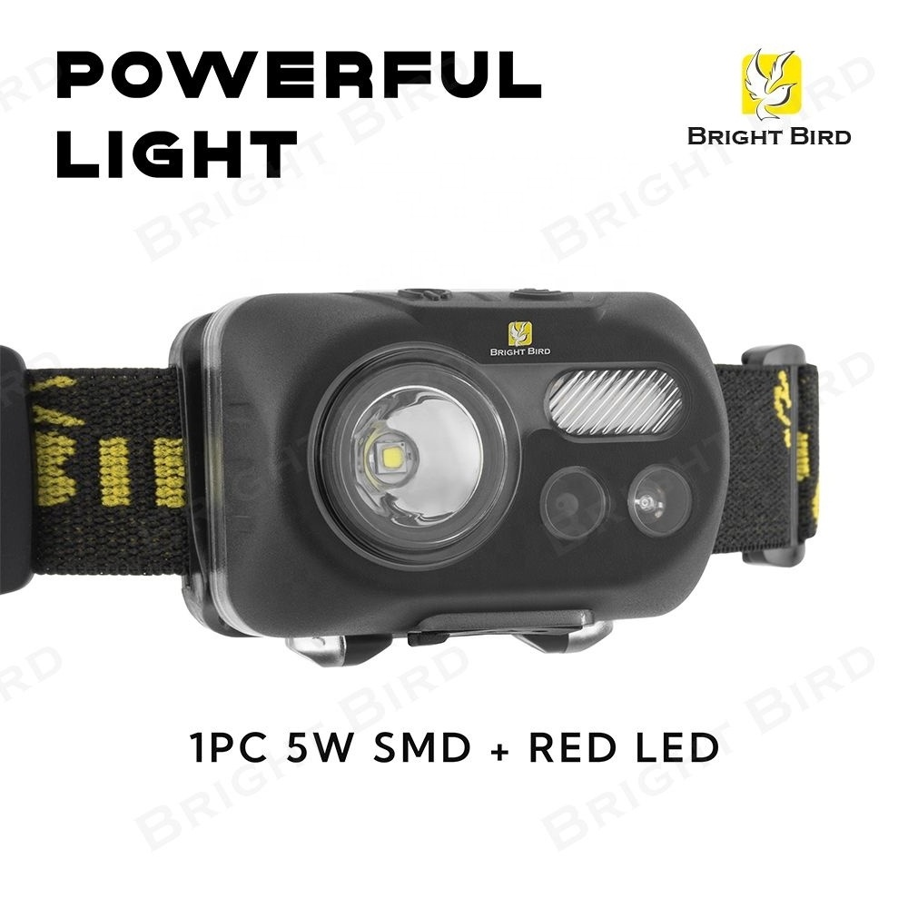 Bright Bird Lighting USB Rechargeable headlamp led Head Lights Camping Outdoor Head Torch Headlamp