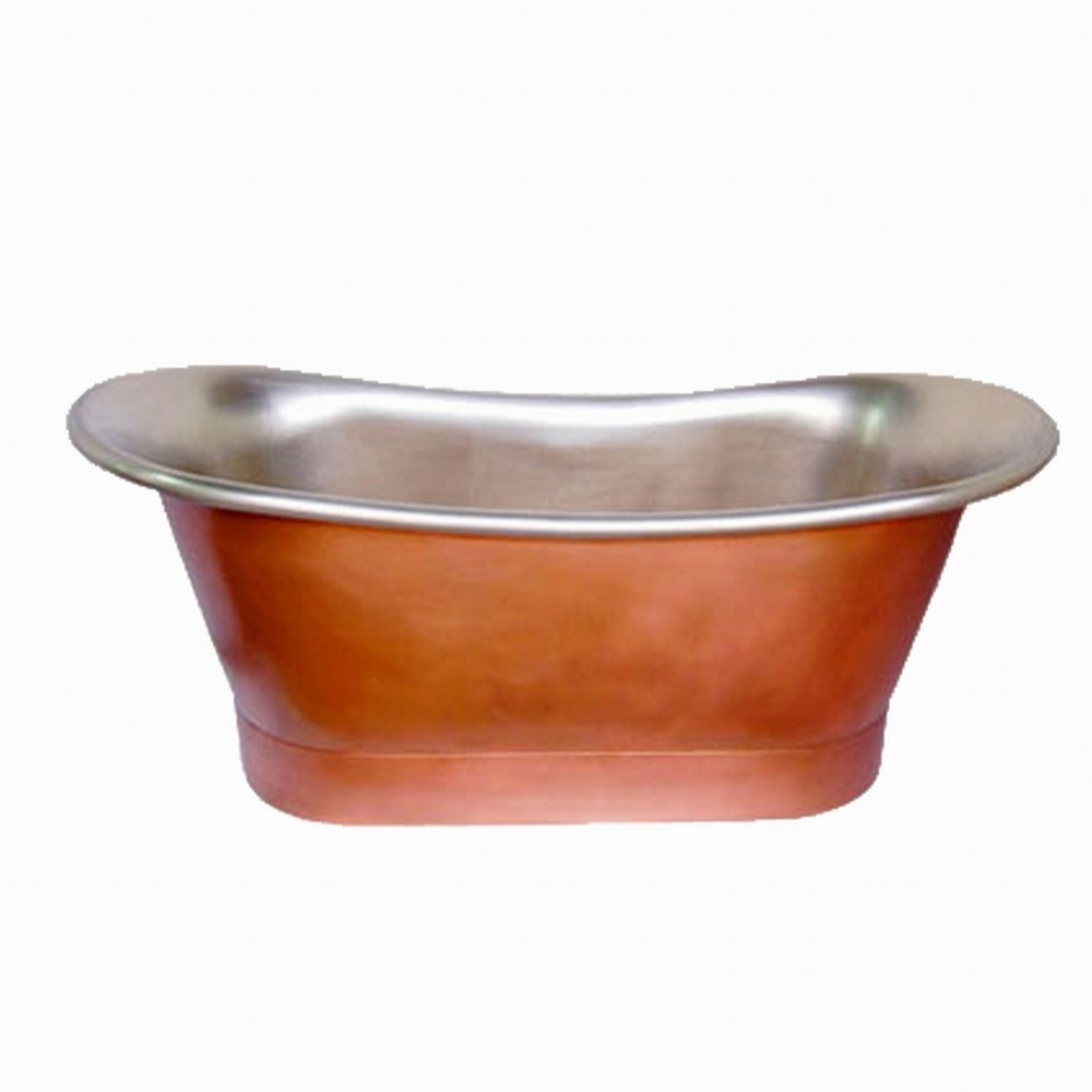 Top Quality Custom Size Pure Copper Material Bathtubs Hammered Bathtubs And Whirlpools Solid Surface Customized Shape