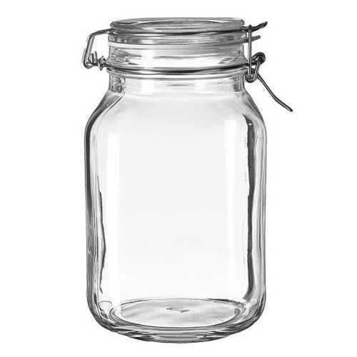 Trending Empty 3.5 Glass Jar Glass Storage Jars With Airtight Locking Clamp Lid Premium Quality Wholesale Prices Customized Bulk