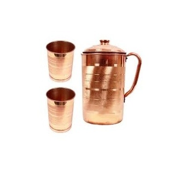 Wholesale Production Carafe Hammered Trending Design Hotel Home Drink Ware Container Polished Finished Jugs